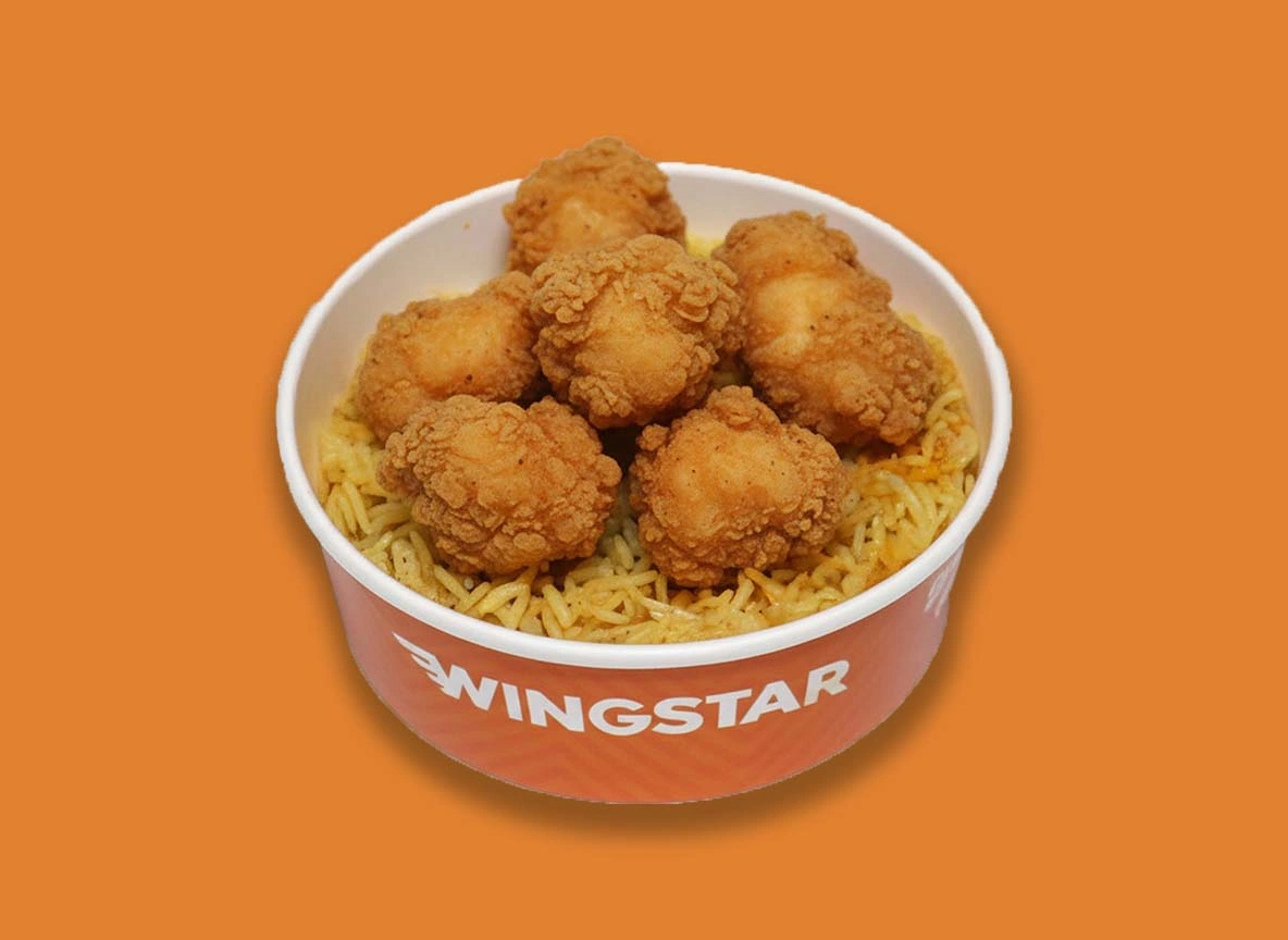 Fried chicken rice box